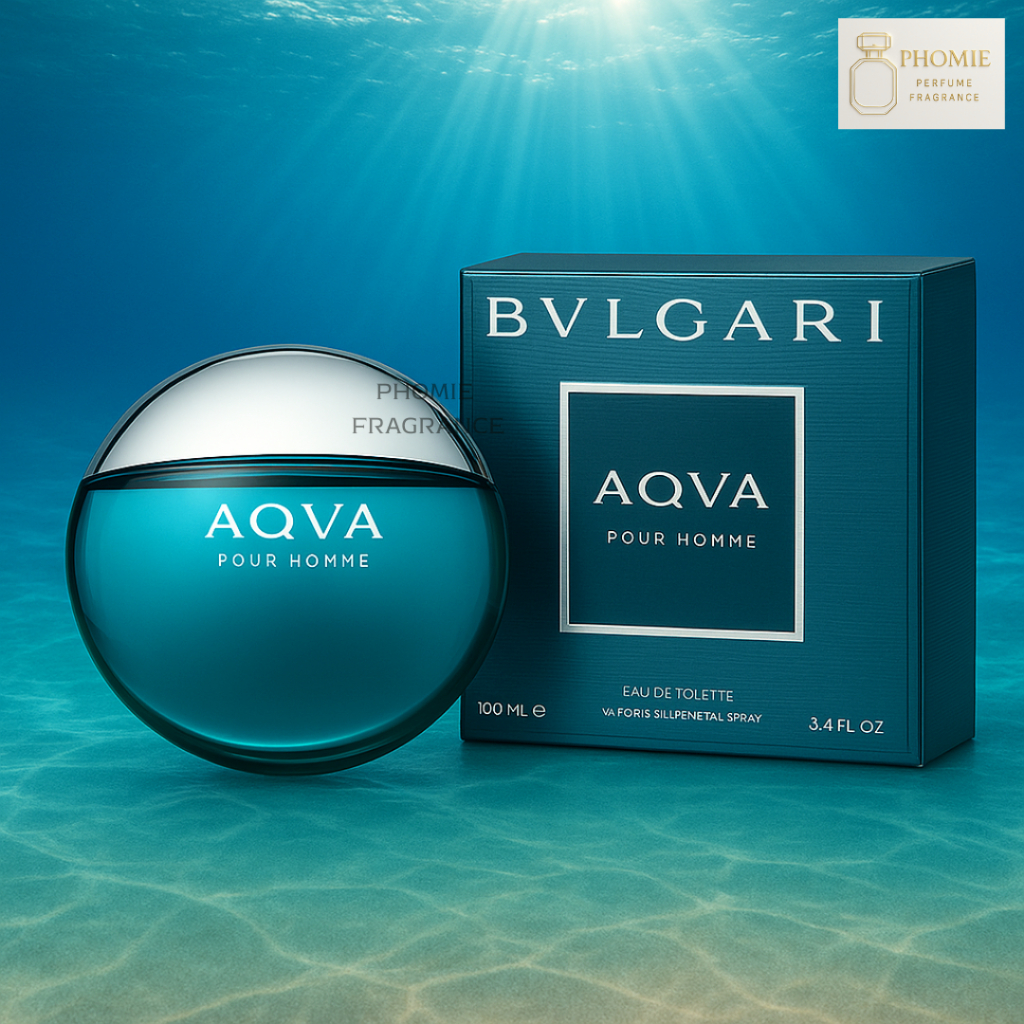 【พร้อมส่ง】Bvlgari Aqva Pour Homme EDT 100ml กลิ่นทะเล หอมสดชื่น กล่องซีล แท้💯