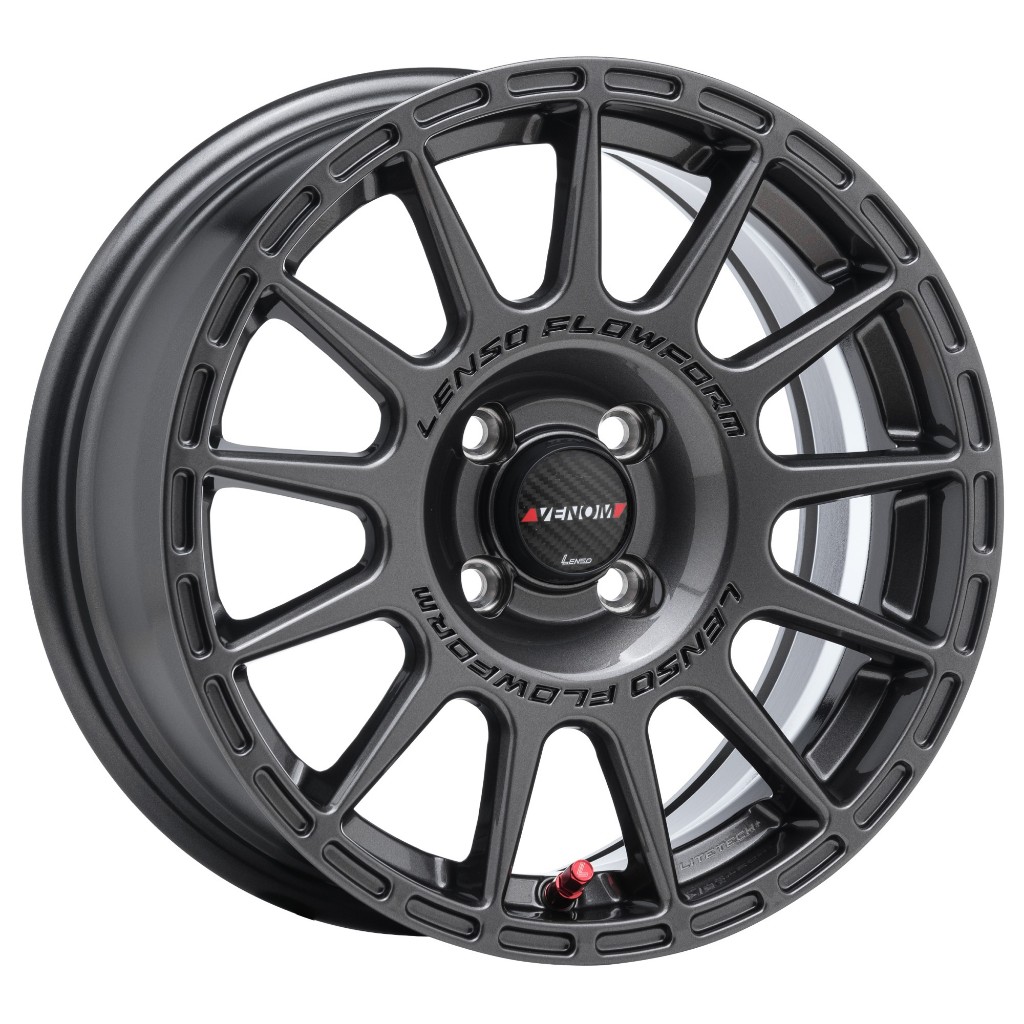Lenso Wheel VENOM-7 ขอบ 15x7.0" 4รู100 ET+35 สีHDW แม็กขอบ15 เลนโซ่ ล้อรถยนต์