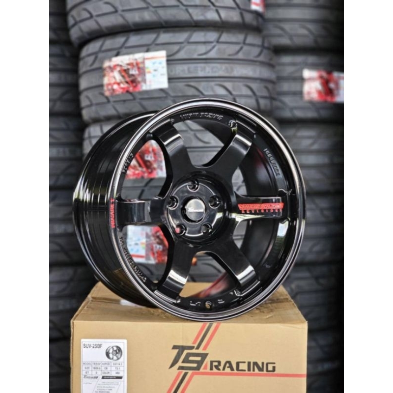 TE37 SUV ขอบ18x9 ET0 5รู