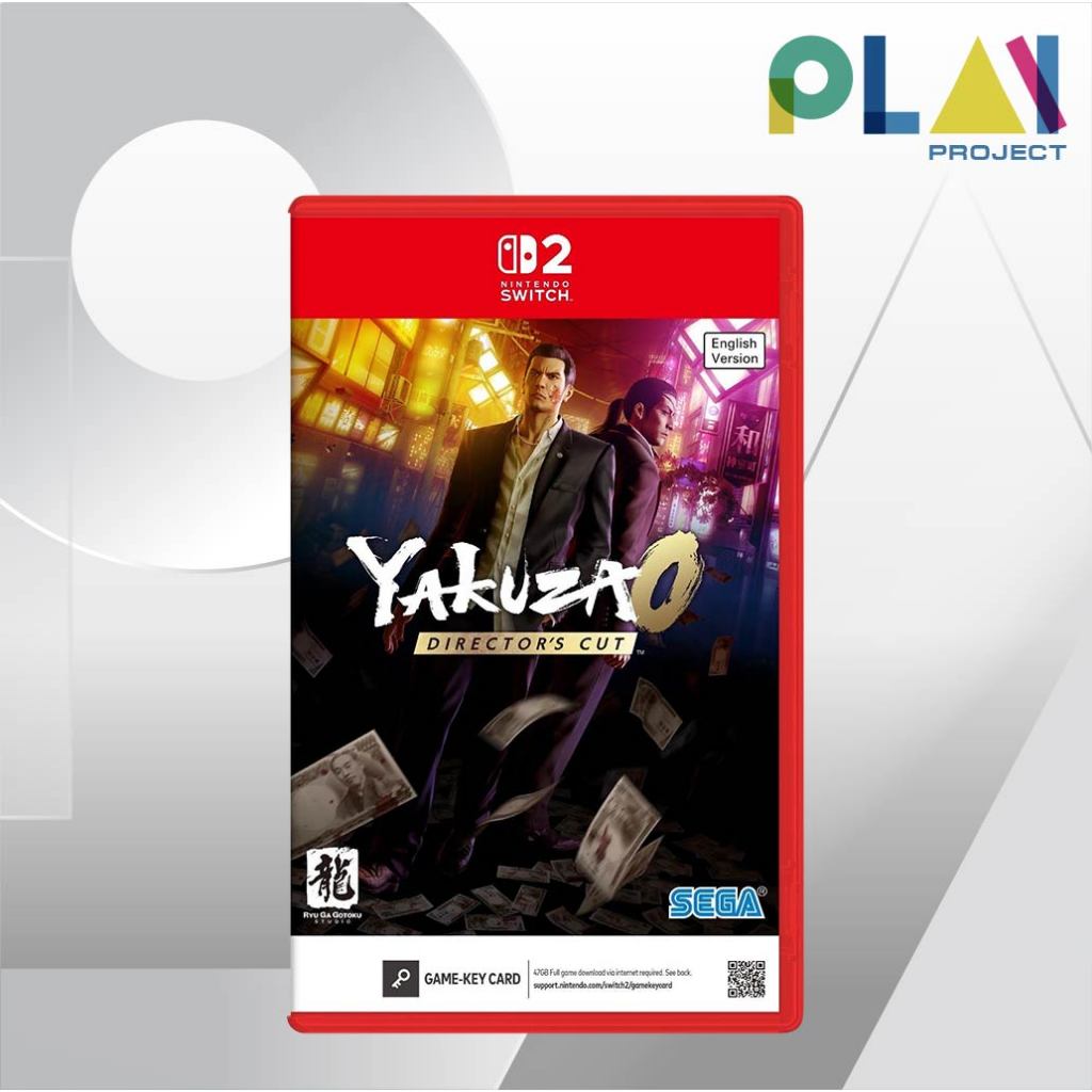 Nintendo Switch 2 : Yakuza 0 Director's Cut [Game-Key Card] [มือ1] [แผ่นเกมนินเทนโด้ switch]
