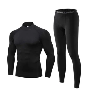 PRO COMBAT เสื้อรัดกล้ามเนื้อ + กางเกงรัดกล้ามเนื้อ ชุดกีฬาสองชิ้น [กทม. พร้อมส่ง]