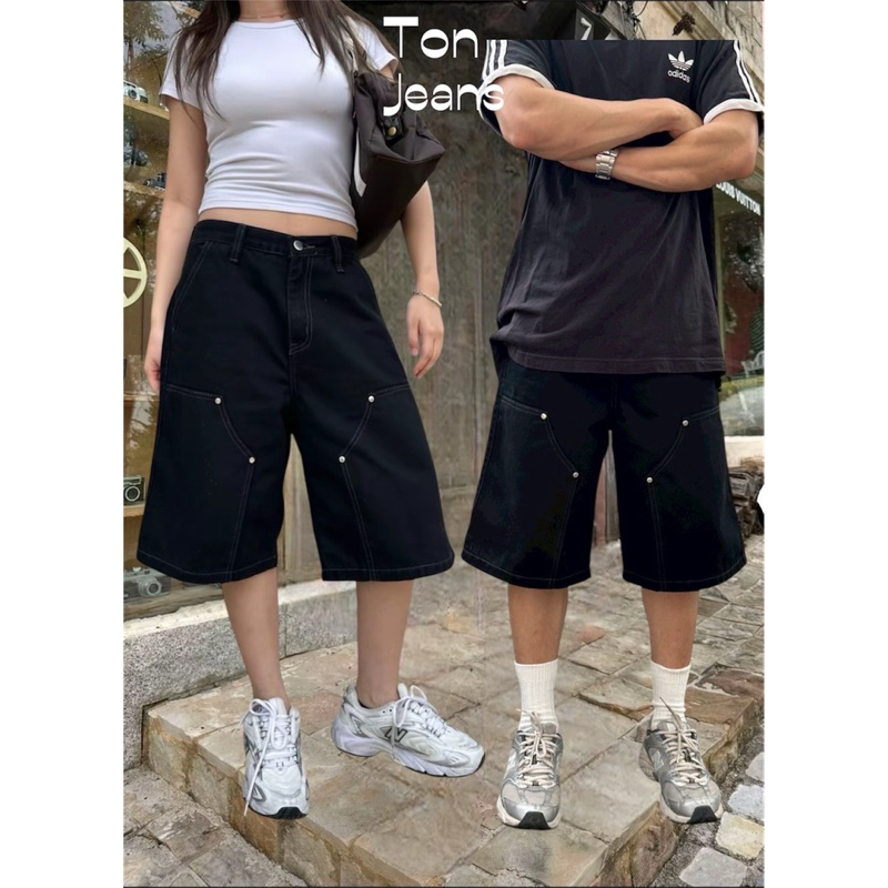 กางเกงยีนส์ขาสั้น ทรงสเก็ตสไตล์คาร์ฮาร์ท size 28,30,32,34,36