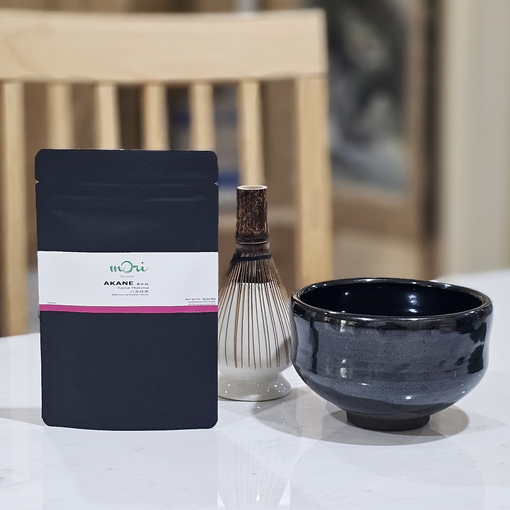 AKANE (あかね)Yame Matcha โทนถั่ว สโม๊ค I มัทฉะเกรดพิธีการ แบบซอง 30g. | Ceremonial Matcha | Mori Tea House