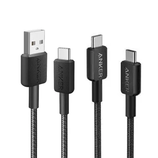 Anker 322 USB to C Cable 3A และ Zolo C to C 240W สายชาร์จเร็ว CarPlay สายถักไนลอน ชาร์จเร็วมือถือ PD