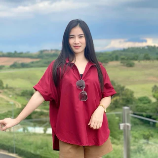 เสื้อคอโปโลแขนสั้นแต่งเบิ้ล