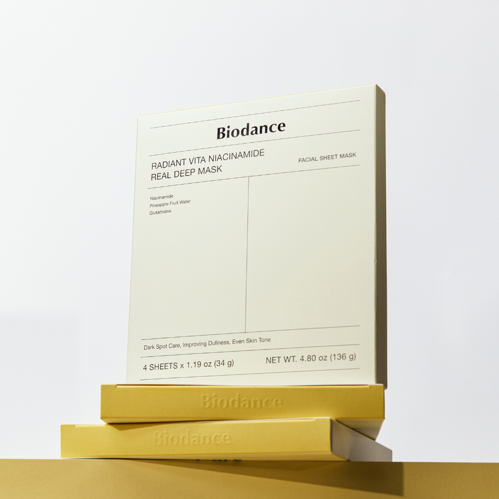 BIODANCE Radiant Vita Niacinamide Real Deep Mask 34g (8ea/12ea) - รูปที่ 7