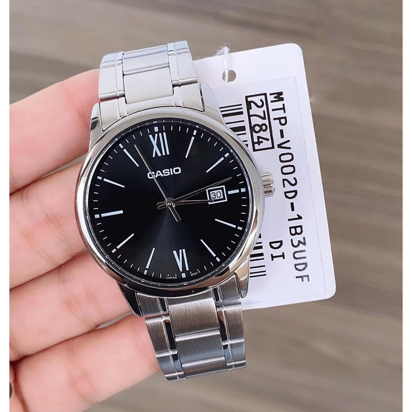 casio ของแท้ประกันศูนย์ นาฬิกาคาสิโอ ผู้ชาย รุ่น MTP-V002D MTP-V002L / SMILEYTIME ขายแต่ของแท้ ประกันศูนย์cmg/c-thong