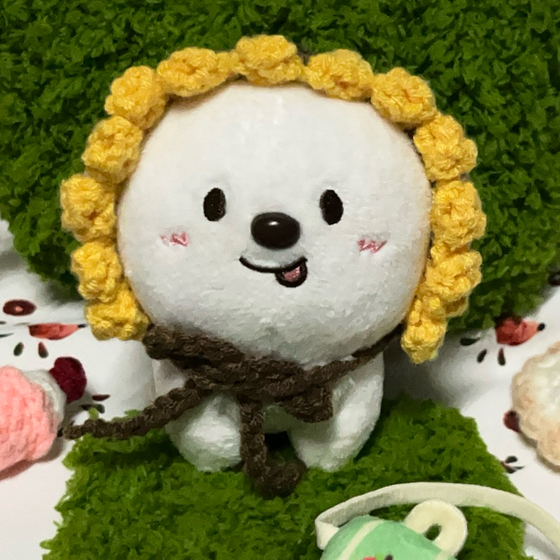 หมวกตุ๊กตาไหมพรม 10cm | หมวกตุ๊กตาทานตะวัน มองรยงงี่ riize