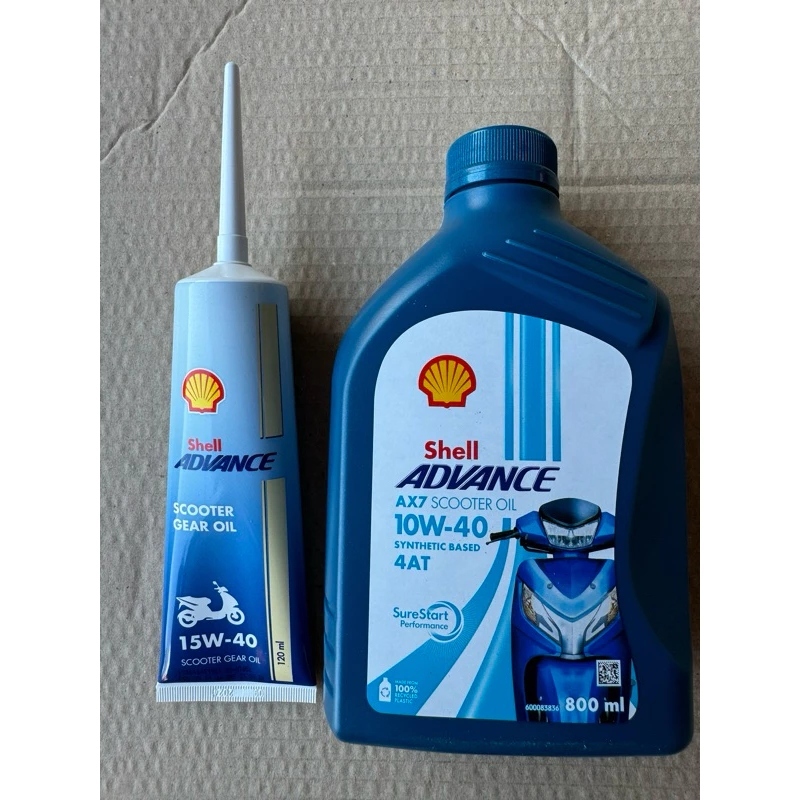 Shell advance AX7 scooter แถมเชลล์ออโต้ เชลล์สกุตเตอร์ เชลล์มอเตอร์ไซค์