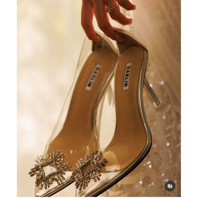 (sold) รองเท้าส้นสูง แบรนด์Darlin รุ่น Posie Pump 3.5" - Size 39 *สินค้ามือสอง