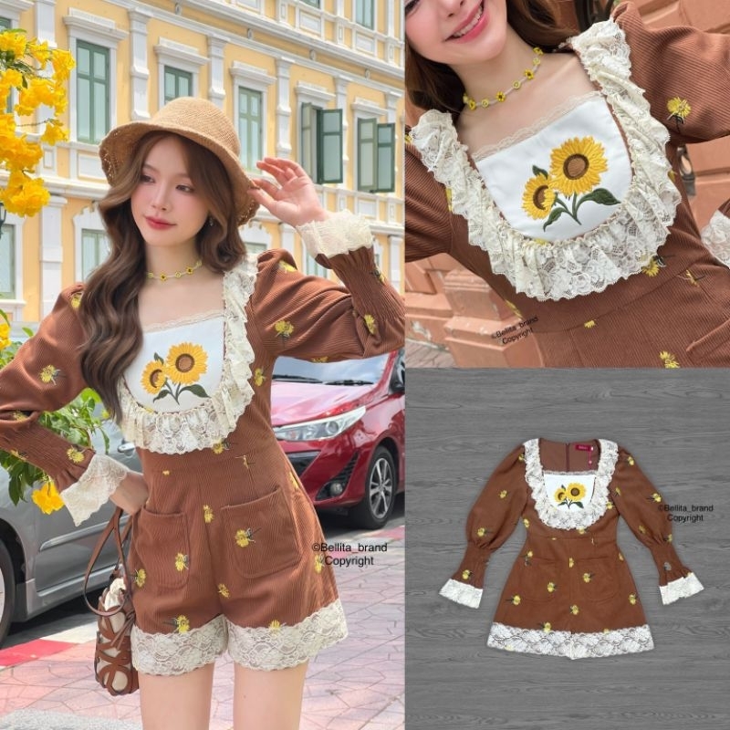 BELLITA BRAND : JUMPSUIT SIZE S มือ 2
