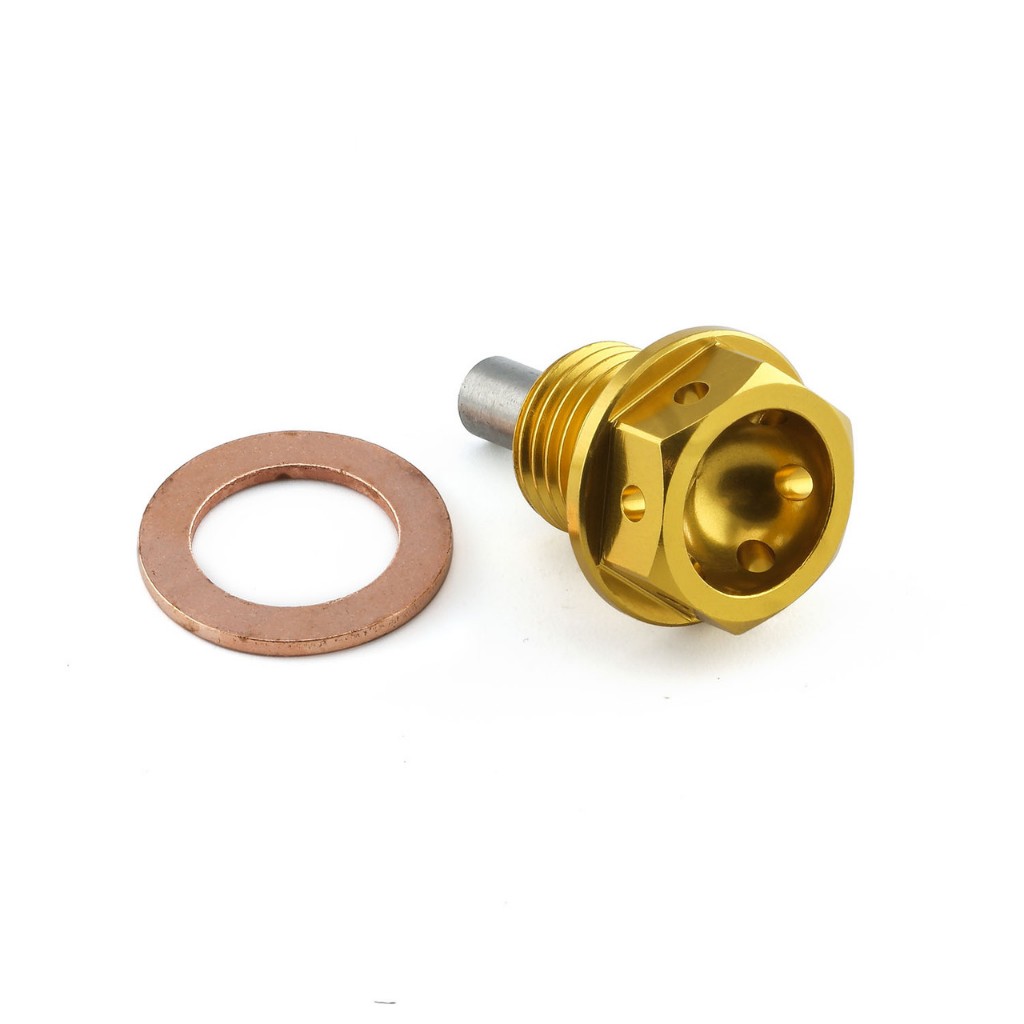 Pro-Bolt อลูมิเนียม น็อตแม่เหล็กถ่ายน้ำมันเครื่อง M12 x (1.50mm) x 15mm