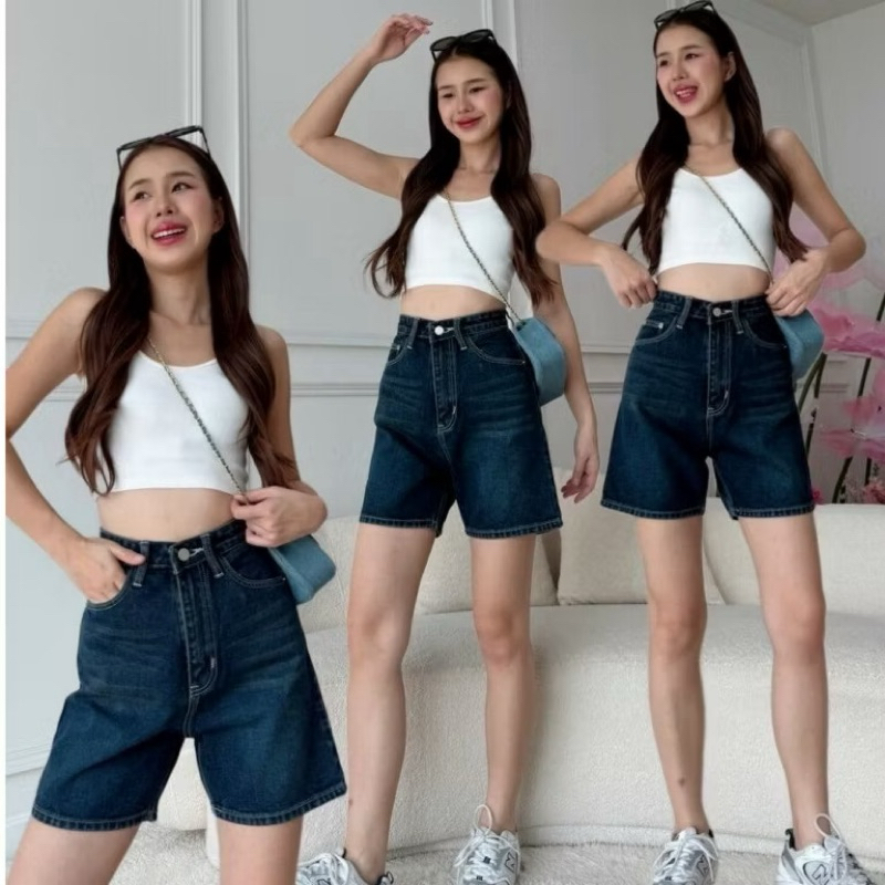 กางเกงยีนส์ขาสั้น ป้าย yam’s jeans มือ2❤️