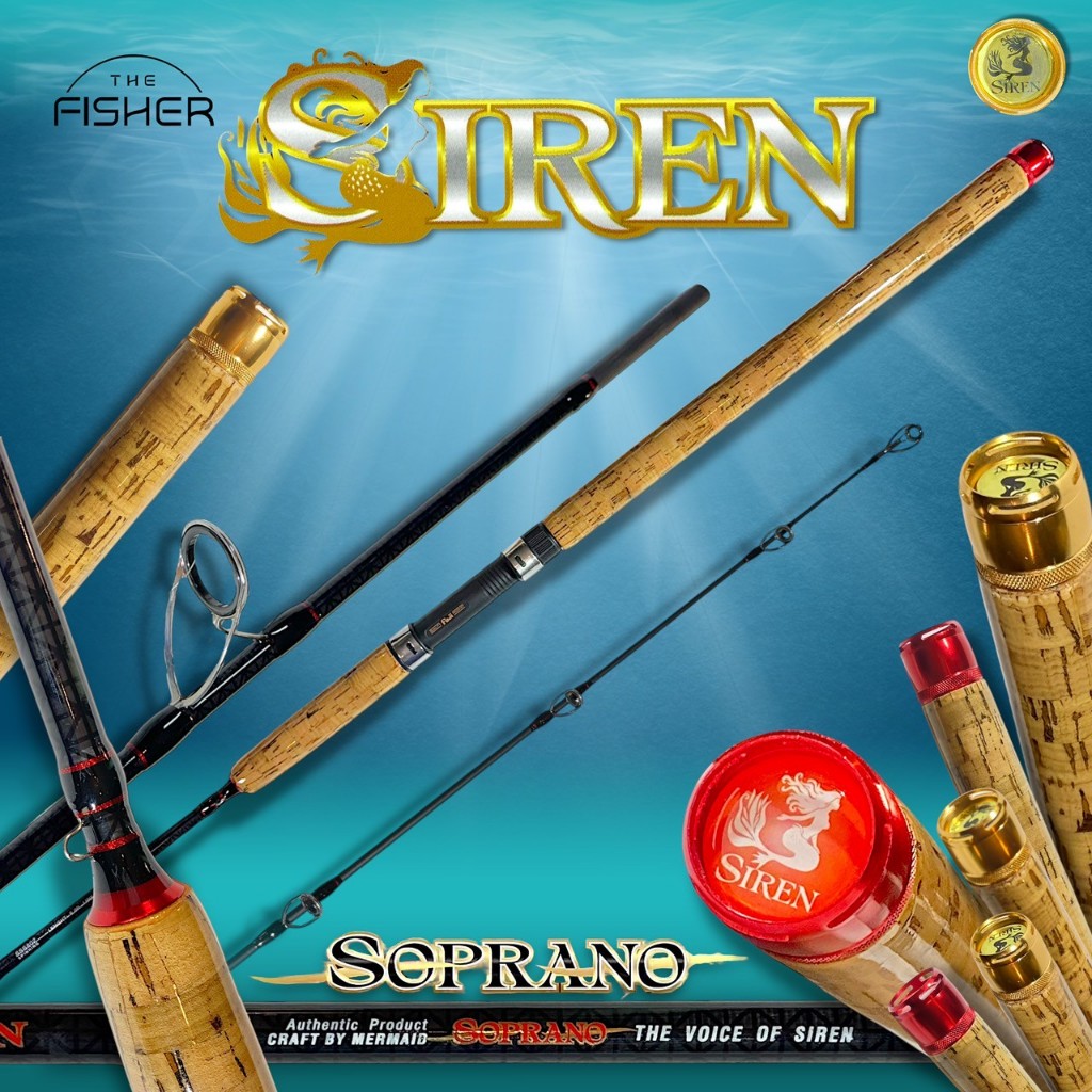 A02 SIREN คันหน้าดิน รุ่น Soprano ไกด์ FUJI รีซิฟ ฟูจิ (2 ท่อนต่อกลาง)ท้ายคันสุ่มสี