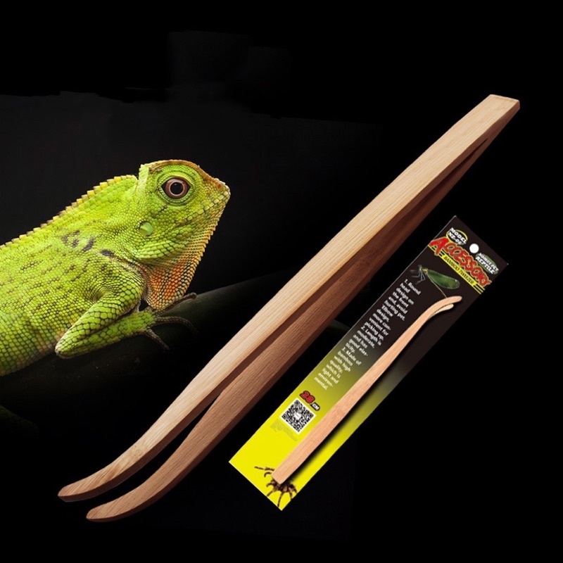 NomoyPet ฟอร์เซป ที่คีบ bamboo forceps ที่คีบไม้ไผ่ 28ซม. สำหรับสัตว์เลื้อยคลาน คีบอาหารสัตว์ คีบอาห