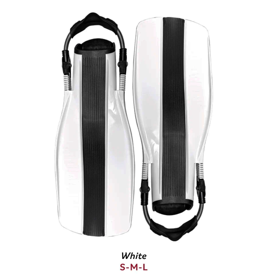 DIVE RITE - XT Fins สีขาว สีใหม่ - ตีนกบ - open heel fins - รูปที่ 3