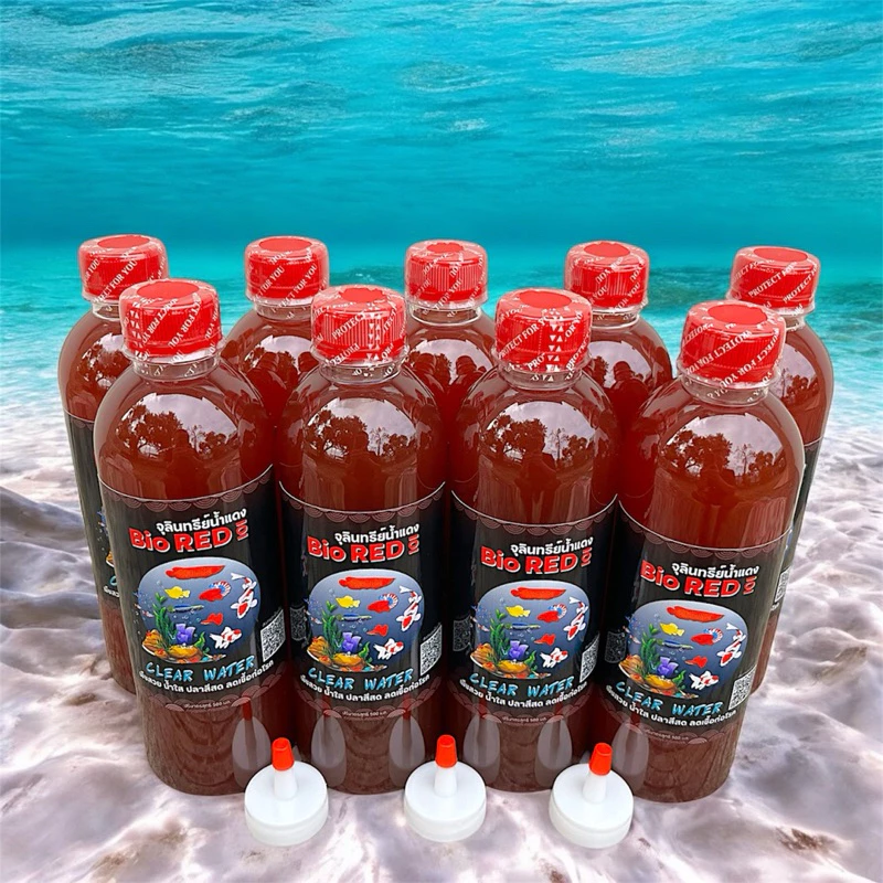 จุลินทรีย์น้ำแดง Bio RED 101 ขนาด 500 ml สำหรับปรับสภาพน้ำ ลดของเสียสะสม ทำให้น้ำใสโปร่ง บำรุงไม้น้ำ จุลินทรีย์อ่างปลา thumbnail 7