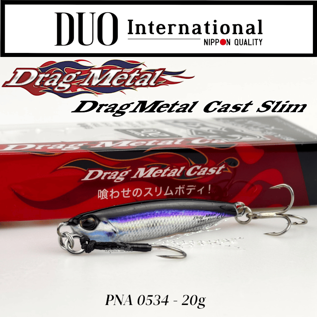 เหยื่อปลอม / ไมโครจิ๊ก DUO Drag Metal Cast Slim 20g / 40g / 60g   ของแท้