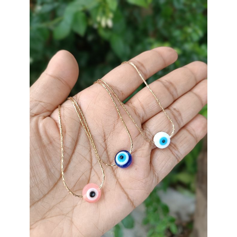 สร้อยคอ Evil Eye จี้เรซิ่น