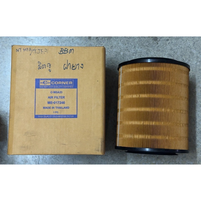 ไส้กรองอากาศ Mitsubishi canter fb511 92 4m40 , fe659145 4d34-2 ,fe84d 150 4m50-7at7 , me017246 a-109