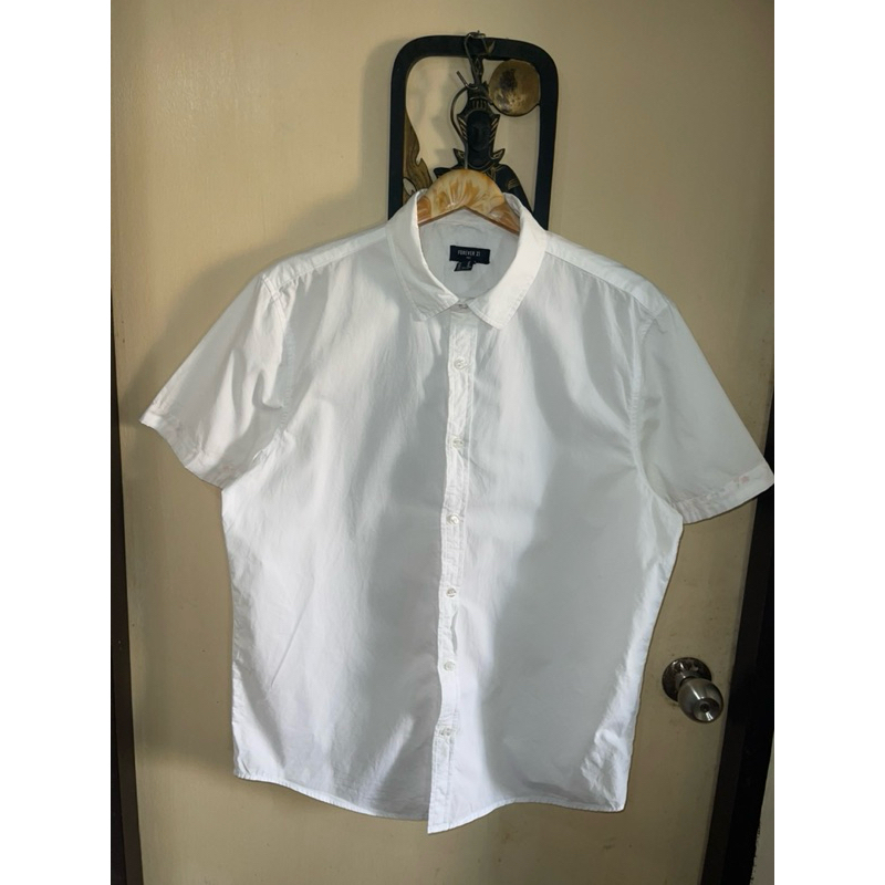 เชิ้ตขาวชาย forever21จากญี่ปุ่นอก44
