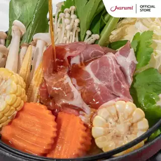 Black Shabu Soup (ซุปชาบูน้ำดำ ตราฮารุมิ) ขนาด 1000ML
