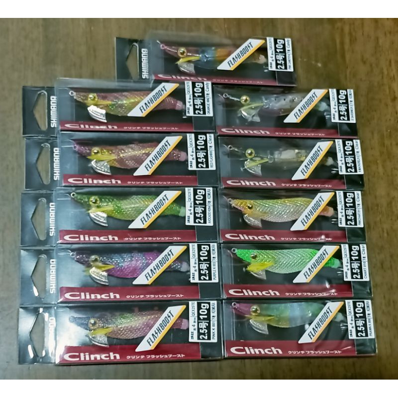 กุ้งตกหมึก Shimano FLASH BOOST #2.5 / 10g./4sec:m.