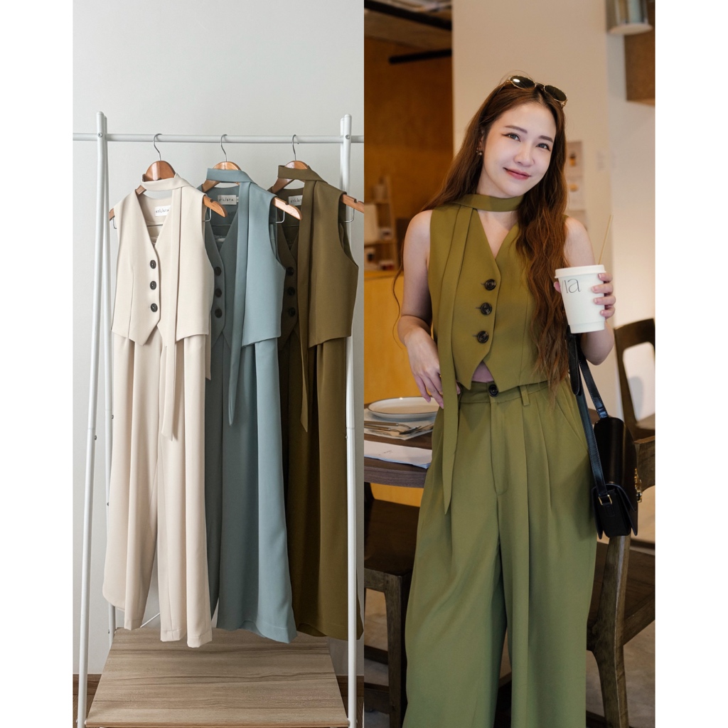 ECLAIR SET - Stilista เซ็ทเสื้อ+กางเกง