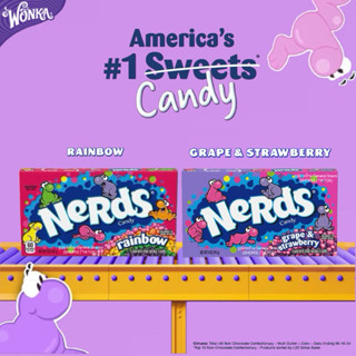 พร้อมส่ง 🌈 Nerds Candy 141g เนิร์ดส์แคนดี้ ลูกอมเนิร์ดส์ เคล…