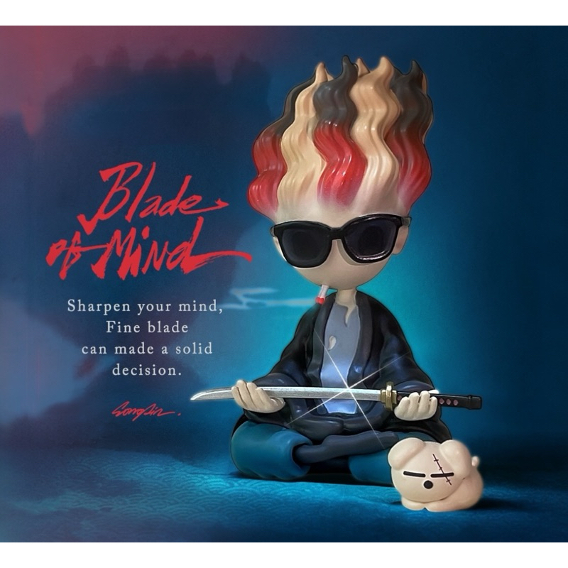 Firehead figure: Blade Of Mind  Art toy โดย ทรงศีล ทิวสมบุญ Songsinthings