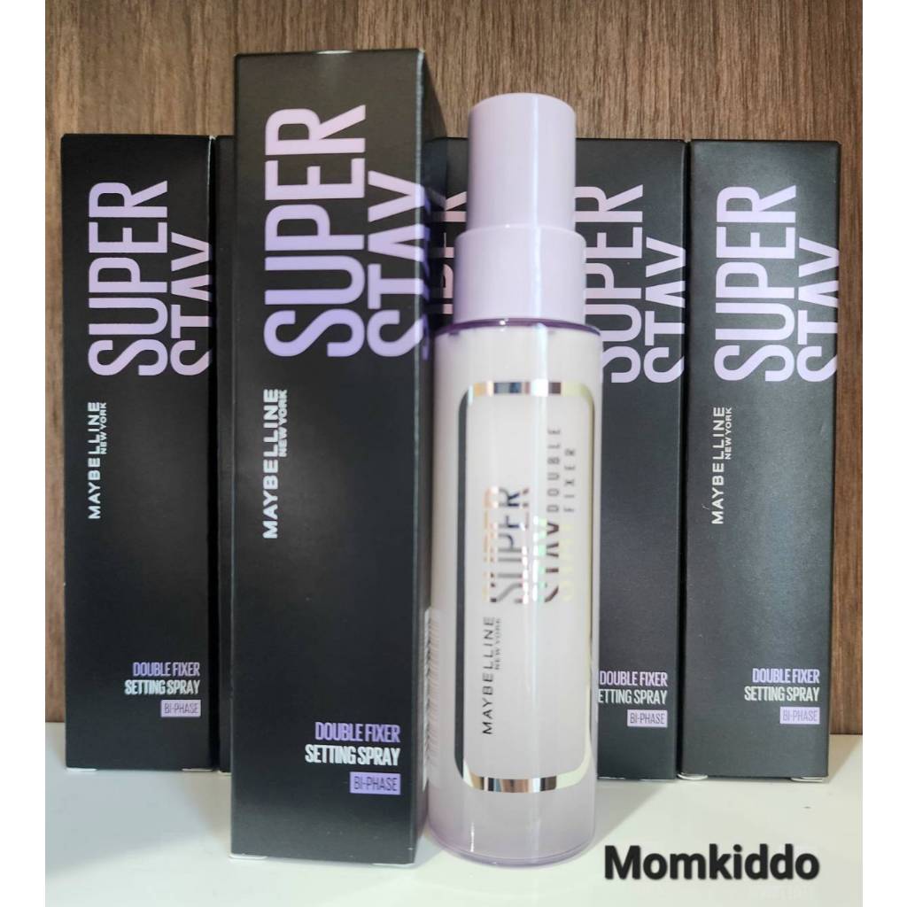 แท้100% Maybelline Super Stay Ex2027 Double Fixer Setting Spray (สเปรย์ล็อคเมคอัพ)