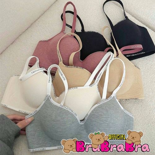 [ส่งจากไทย] 𝑩𝒓𝒂𝑩𝒓𝒂𝑩𝒓𝒂 #bra-303 บราไร้โครง ดันทรง เสริมฟองน้ำหนา