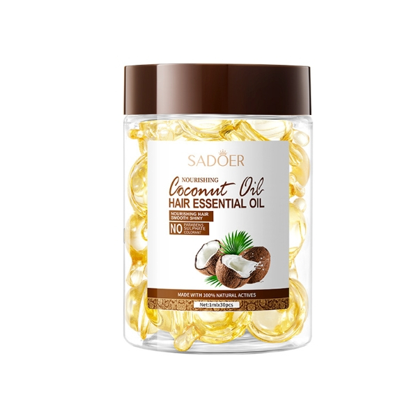 Sadoer Coconut Oil Hair Essential Oil บำรุงเส้นผมจากน้ำมันมะพร้าว ช่วยเพิ่มความชุ่มชื้น ฟื้นบำรุง ( 