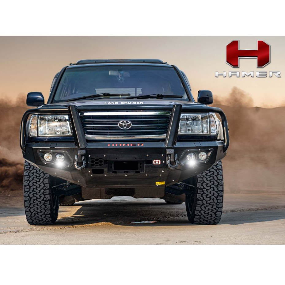HAMER4x4 กันชนหน้า รุ่น KING-SERIES PLUS ของรถ TOYOTA LAND CRUISER VX100 FOR TOYOTA LAND CRUISER VX1