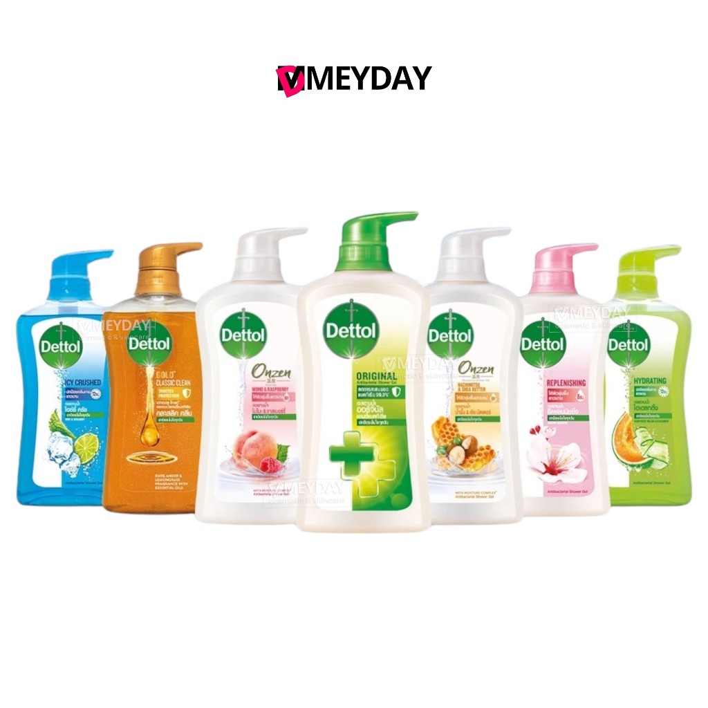 (1 แถม 1) Dettol เดทตอล เจลอาบน้ำ สบู่เหลวเดทตอล
