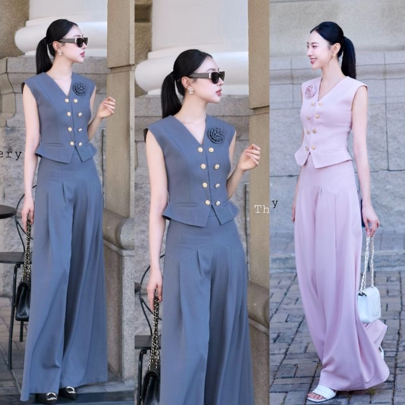 The gallery ชุดเซ็ตเสื้อ+กางเกงขายาว