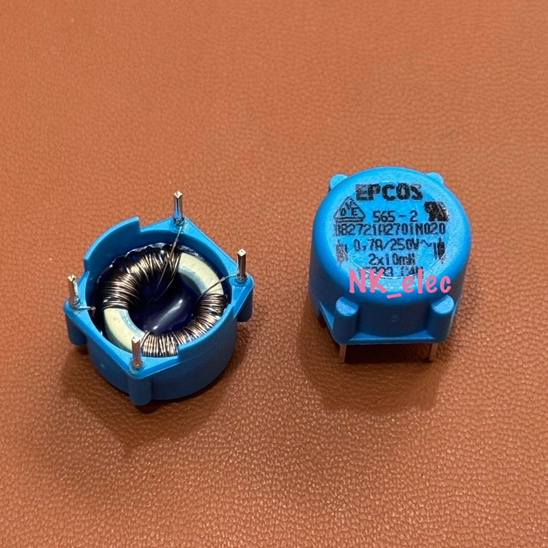 B82721-A2701N020 Inductor ขดลวดเหนี่ยวนำ 0.7A 250VAC 2X10mH ราคาต่อ 1 ตัว พร้อมส่ง🇹🇭￼