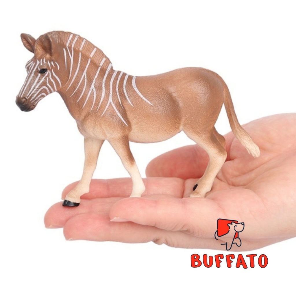 Buffato โมเดลสัตว์ Quagga ม้าลาย ควากกา ขนาด 12.50 CM
