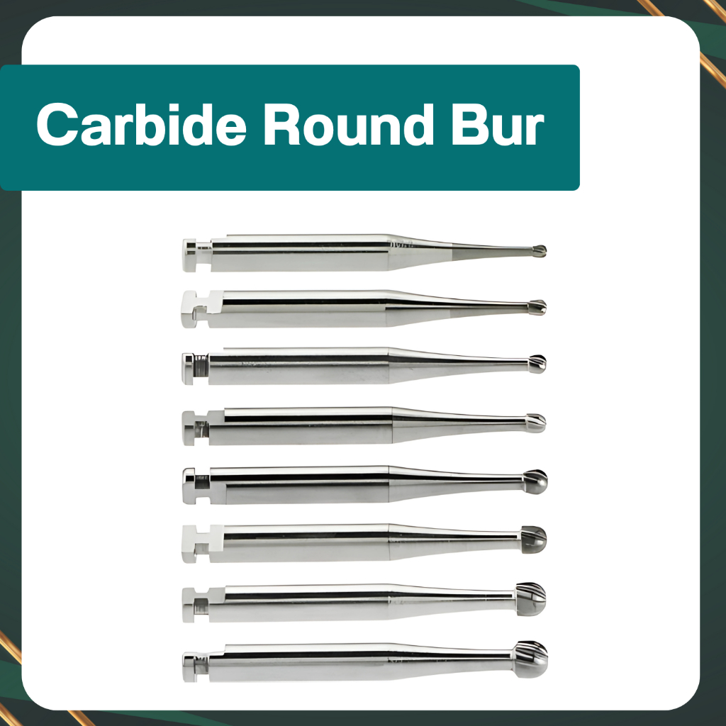 Carbide Round Bur Azdent หัวขัด หัวกรอ งานทันตกรรม