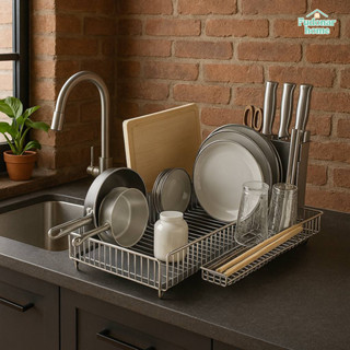 Fudonar ที่คว่ำช้อนส้อม สแตนเลส304 ที่เก็บมีด ที่ใส่ช้อนส้อม…