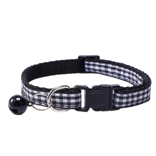 BN-568 🐾🩷 ปลอกคอสุนัข แมว ลายสก๊อตสุดชิค พร้อมกระดิ่งเสียงใส 🐶🐱 ปลอกคอที่ผสานความน่ารักและฟังก์ชันครบครัน เพื่อความปลอดภ