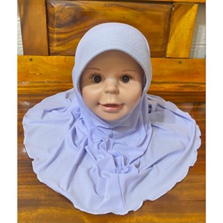 ผ้าคลุมนักเรียนสีขาวโอโม่ผ้ายืดity(แซกริม/ไม่มีเชือก) สำหรับ…