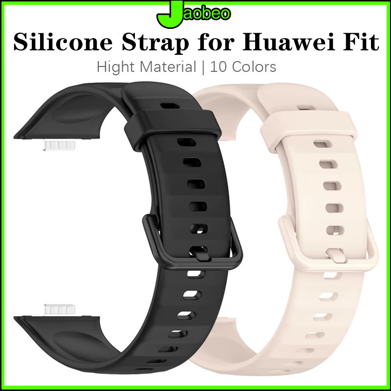 สายซิลิโคนกีฬา for Smartwatch Huawei Watch Fit 4 / Huawei Watch 4 Pro สายอุปกรณ์ถอดเปลี่ยนยางรัด for Huawei Fit 3