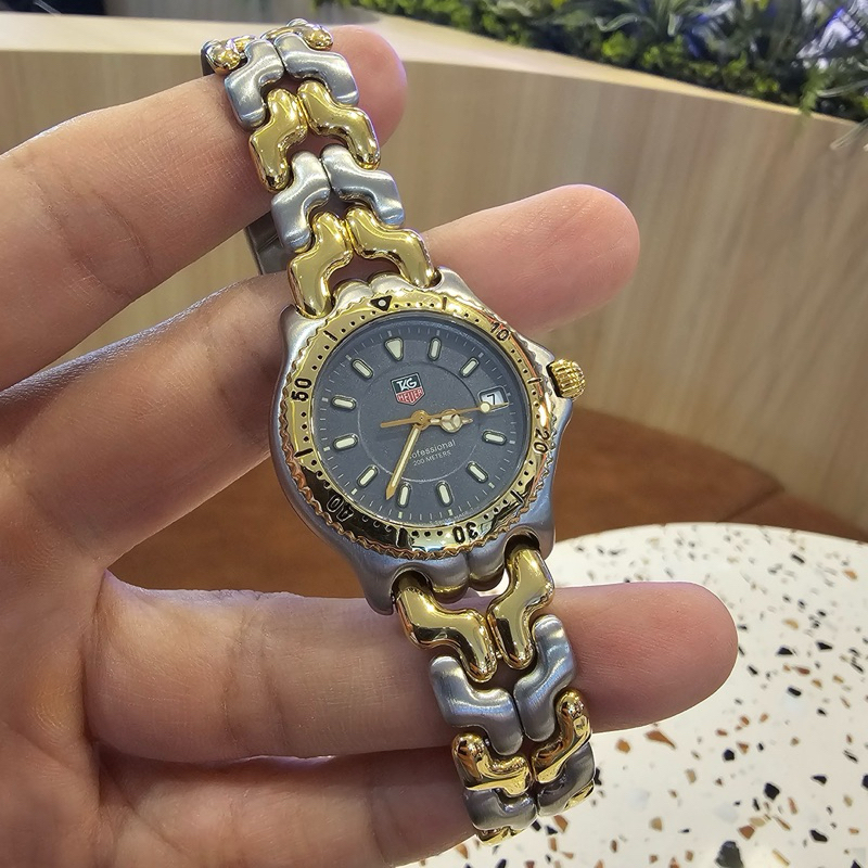 🎀(สด-ผ่อน) TAG HEUER 2ชั้น 34 มิล B2TT/GR342 มือสอง สภาพ85% Boy size ใส่ได้ทั้ง ชาย- หญิง