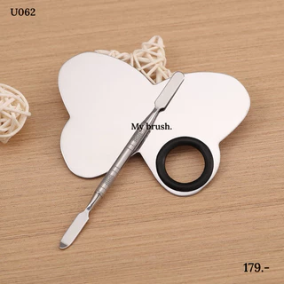 (ส่งด่วน) Makeupbrush ร้านไทยแท้ รวมถาดใส่รองพื้น ถาดผสมรองพื้น รวมถาดผสมรองพื้น สอดนิ้ว พร้อมซอง