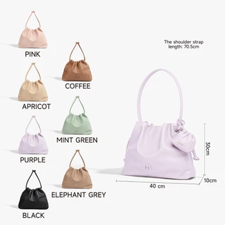 MOSSDOOM Danica Bag กระเป๋าสะพายไหล่ผู้หญิงความจุขนาดใหญ่ที่เรียบง่ายและทันสมัย