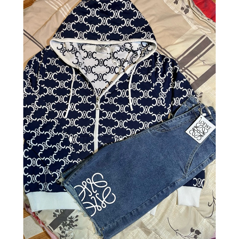 เสื้อคลุมแขนยาวผู้หญิง CELINE มีซิปค่ะ