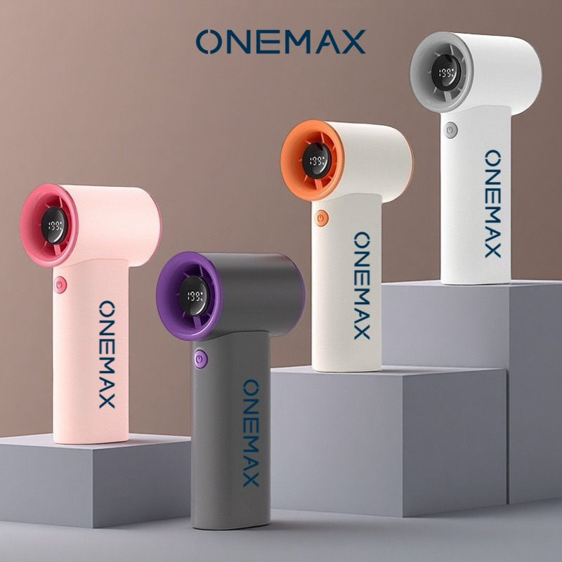 ONEMAX พัดลมมือถือพกพา ปรับได้199ระดับ แบต4000mAh