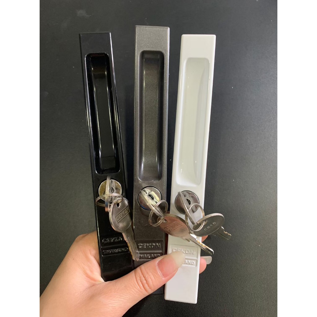 มือจับกุญแจ รุ่นเล็ก Cekon มือจับประตูบานเลื่อน มือจับหน้าต่างบานเลื่อน