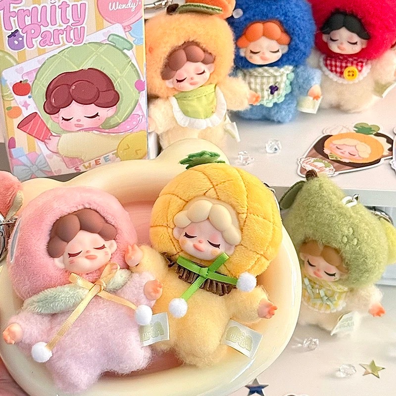 [โค้ดลดแฟชั่น30% เหลือ 280.-] พร้อมส่ง/ แบบสุ่ม 🌈 Wendy พวงกุญแจ Wendy Fruity Mini Party 🌈 พวงกุญแจ arttoy